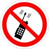 Табличка Запрещенно пользоваться мобильным телефоном